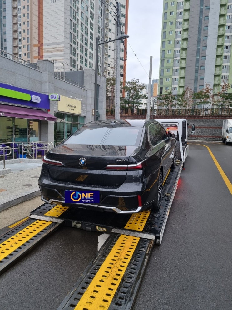  BMW 740i [제이원캐리어] 경기도평택-대구 신차탁송입니다.