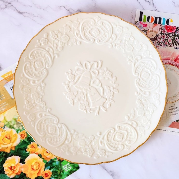  레녹스 Marriage Plate 웨딩접시 결혼기념 라지 플레이트