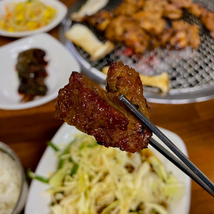 덕산 리솜 스플라스 근처 갈비 존맛집 예산 삽교 ‘인삼참숯갈비’ 내돈내산