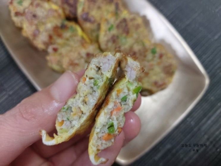  동그랑땡만들기 명절 달걀물 팁 동그랑땡롤만들기 동그랑땡보관법
