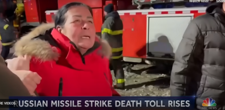  Jan 17, 2023 - Ukrainian rescue workers searching for missing people in Russian attack on Dnipro