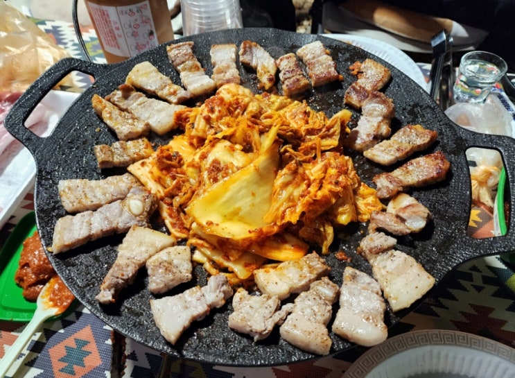 캠핑 장박하기 좋은 구미 선산에 있는 산호야관광농원