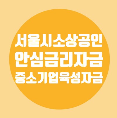서울시/소상공인 정책자금/금리 연 2~3%대/안심금리자금/중소기업육성자금