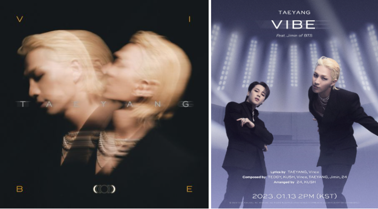  13일 금요일 즐거움, 무한반복재생 지민×태양 VIBE! "VIBE" (feat. Jimin of BTS)