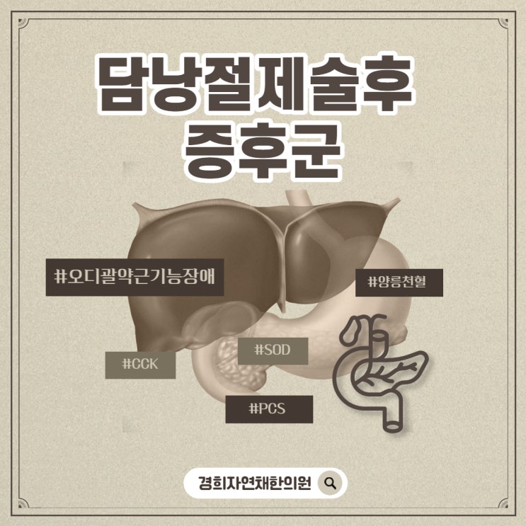  담낭절제술 후 증후군: 오디괄약근의 기능장애와 한방치료