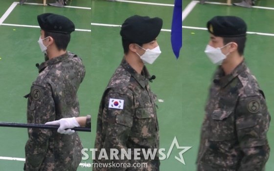 <b>방탄소년단</b> 진 230118 [단독] BTS 진, 신교대 <b>수료식</b> 현장