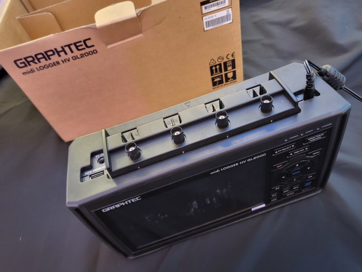  GRAPHTEC GL2000 데이터로거 리뷰!