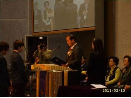  2011학년도 엠에스티 장학 재단 장학금 수여