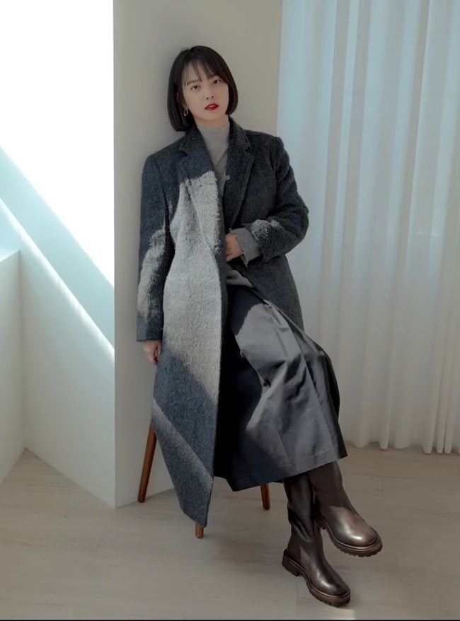  마조네 모헤어 코트 후기, 세일할 때 득템하세요!