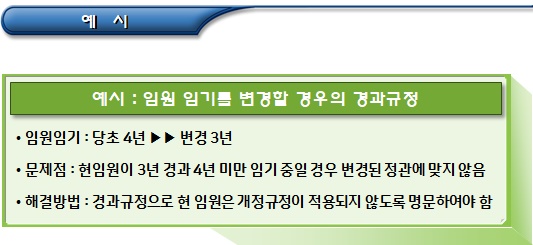 비영리법인 정관변경 허가 구비서류 등