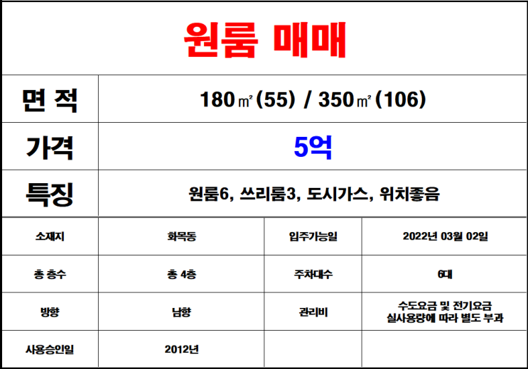  김해칠산(화목동)원룸건물매매