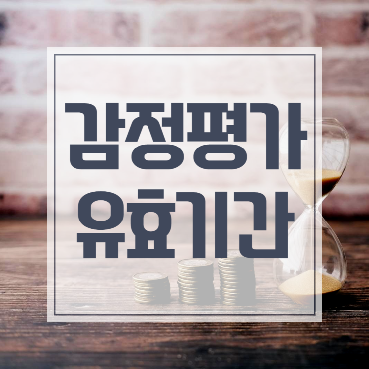  감정평가 유효기간 유형별 정리