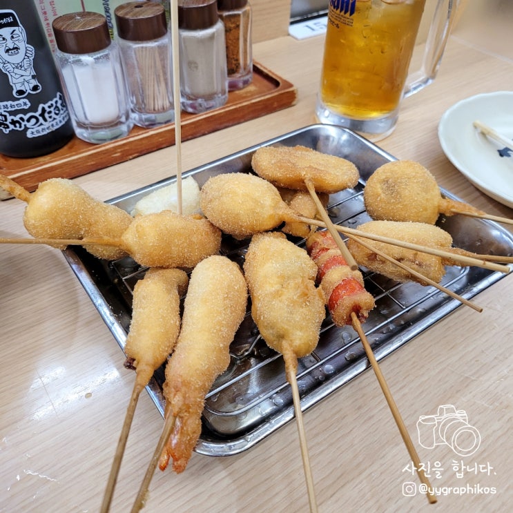  [일본 오사카 여행] 신세카이 튀김 맛집, 술집 - 쿠시카츠 다루마 쓰텐카쿠점
