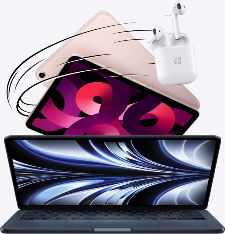  2023 애플 신학기 프로모션 (MacBookAir, MacBookPro, iPad 구매 시 AirPods 증정)