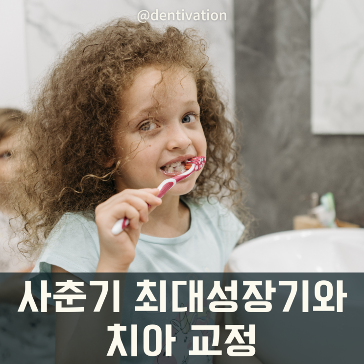 사춘기 최대성장기와 치아 교정 치료 - 내 아이 키 성장량과 성장기 교정