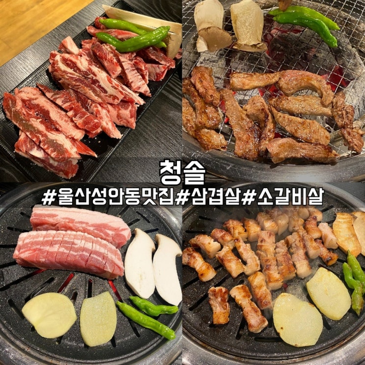  울산 성안동 맛집 육즙 팡팡 삼겹살 청솔!