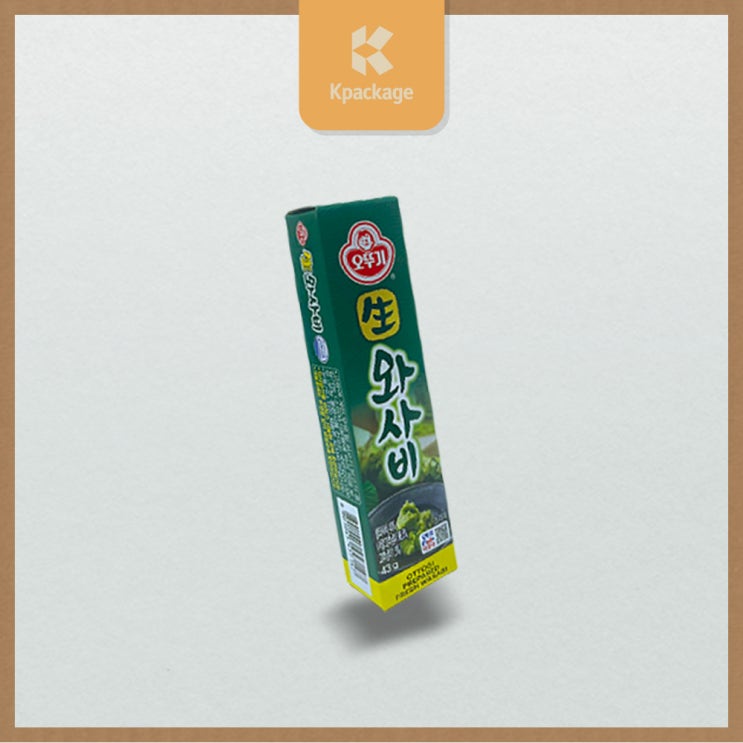  오뚜기 생와사비 패키지,포장박스 제작했어요
