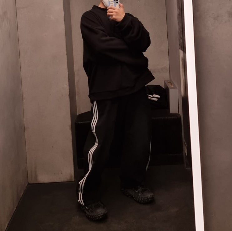  발렌시아가x아디다스 연청, 흑청 데님 팬츠 리뷰