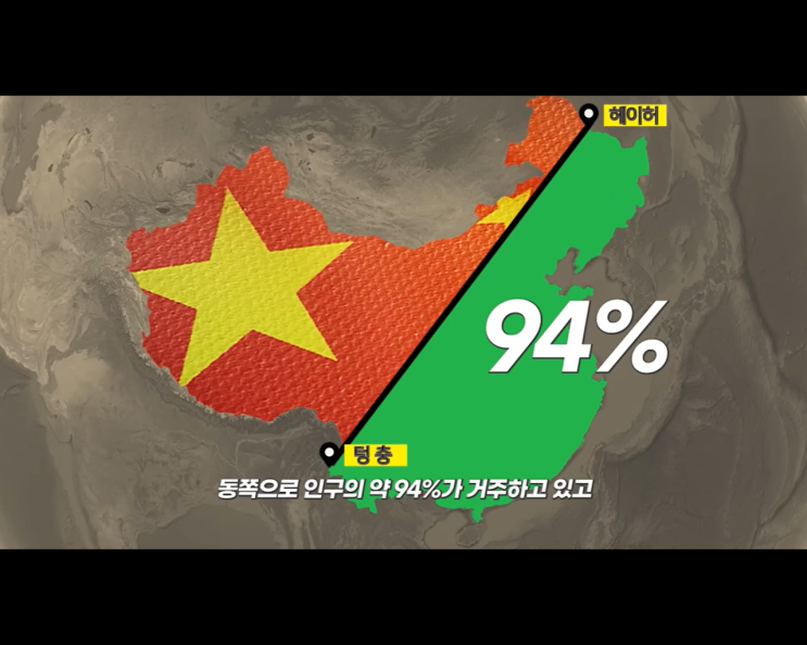 [중국역사] 중국인 94%가 동쪽에 몰려 살 수밖에 없는 이유.