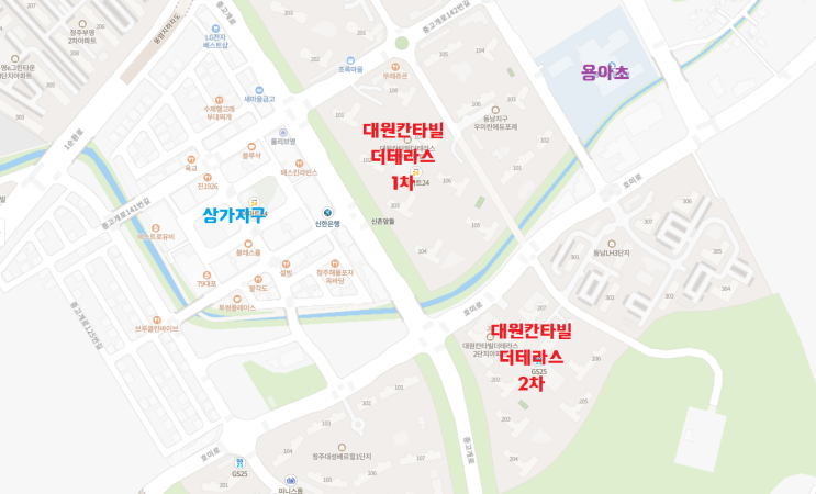  [아파트 미리보기] 청주 동남지구, 대원칸타빌 더 테라스 1,2차 아파트, 단지 특징 및 평형별 장, 단점 알아보기