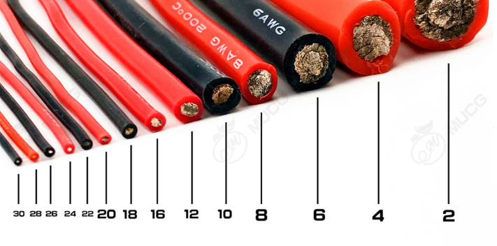  실리콘 케이블 레드 블랙 와이어 자동차 배터리 자동차 배선 전기 와이어 10awg (3,000건 판매)