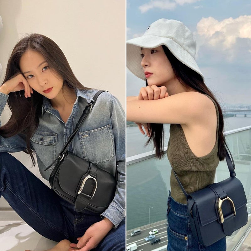 랄프 로렌 컬렉션 웰링턴 백 크리스탈, 정려원, 김나영, 이솜 가방 패션 여자 숄더백 & 크로스백 추천 코디