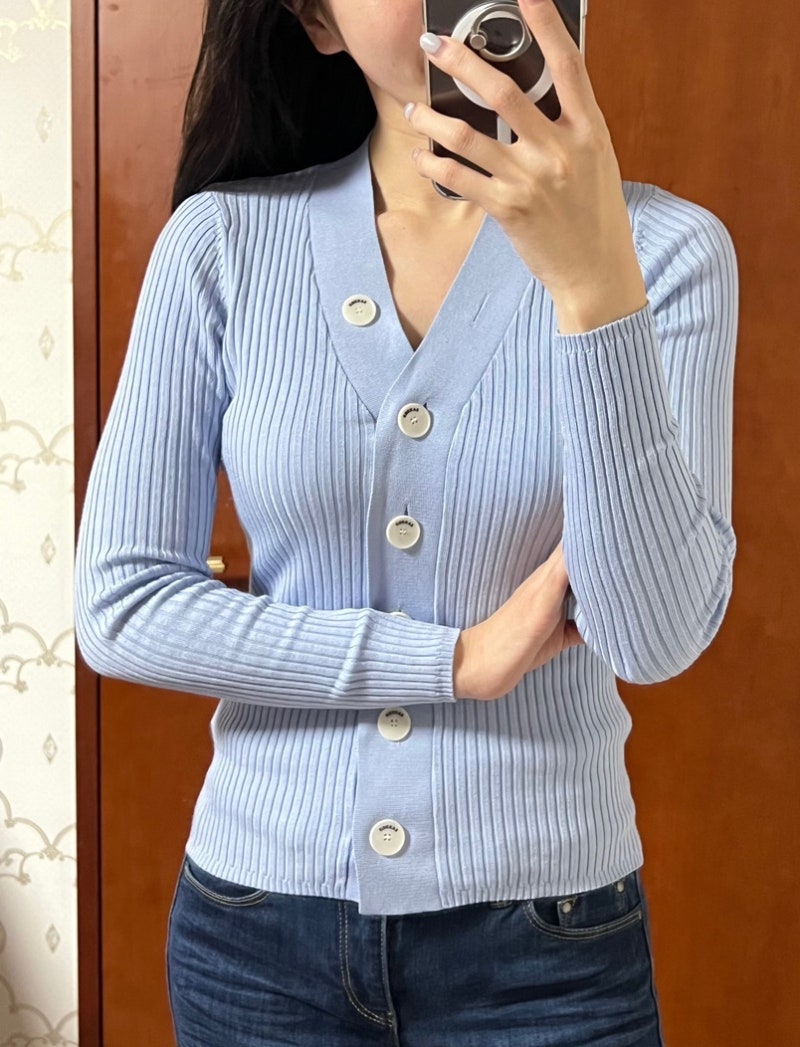 [리뷰] 산드로 제니 가디건 10만원 초반으로 구매 및 착용후기(사이즈팁, 산드로 직구 정보)