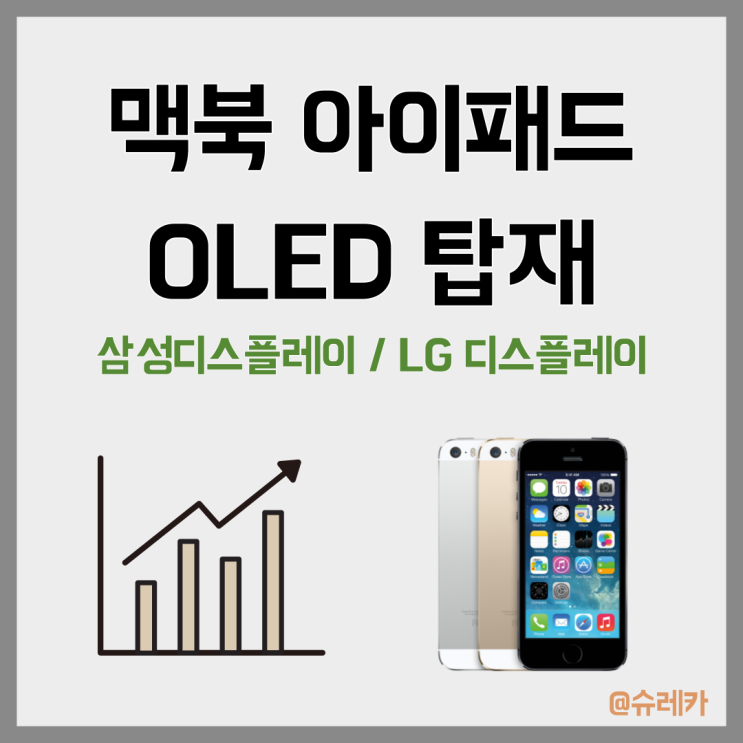  아이패드 맥북도 OLED 탑재 수혜주는?