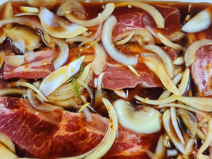  초간단 양념장으로 LA갈비 재는법 구이 만드는 법