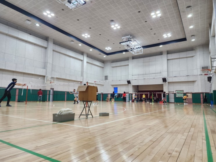  관악구 동작구 배드민턴 레슨 일지  동작구민체육센터 2023.1.16