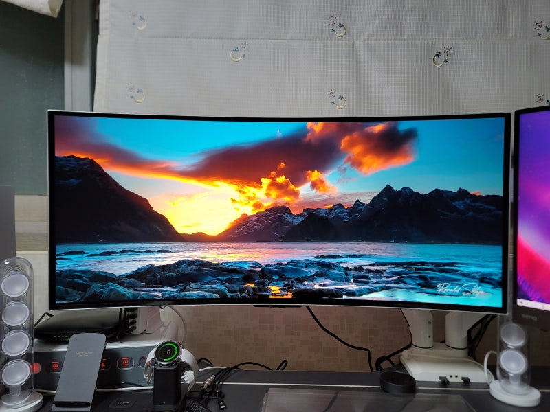 삼성전자 오디세이 OLED G8 34인치 모니터(S34BG850) 실제 구매 후기!