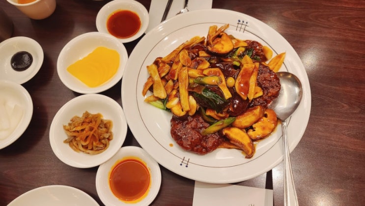  [강남] 줄서먹는 학동역 회식 맛집 중화요리 홍명(난자완스/간짜장)