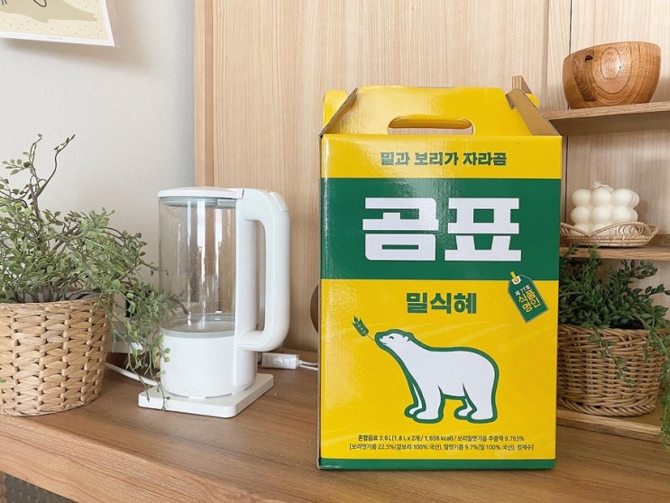  곰표 밀식혜, 설선물세트로 추천하는 건강음료