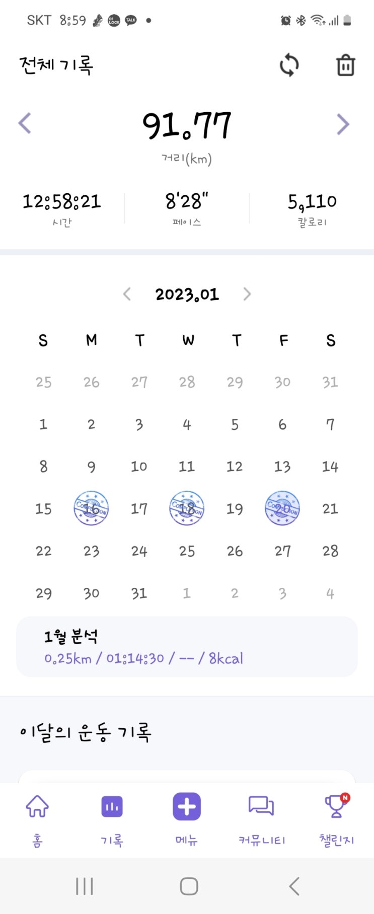  금주 8~9일째