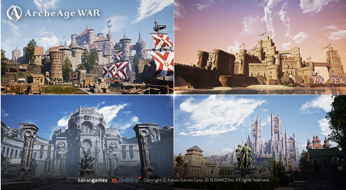  신작 MMORPG 아키에이지워 인게임 스크린샷 공개