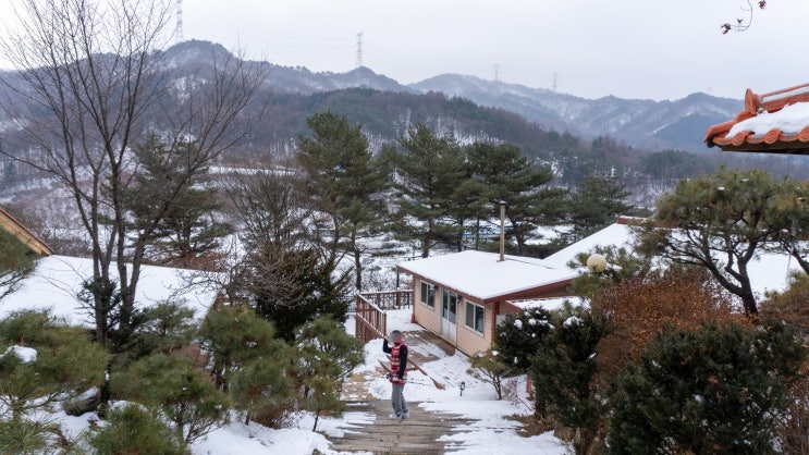 촌캉스 뜨끈하게 허리 지졌던 황토온돌방 평창 초가집황토펜션