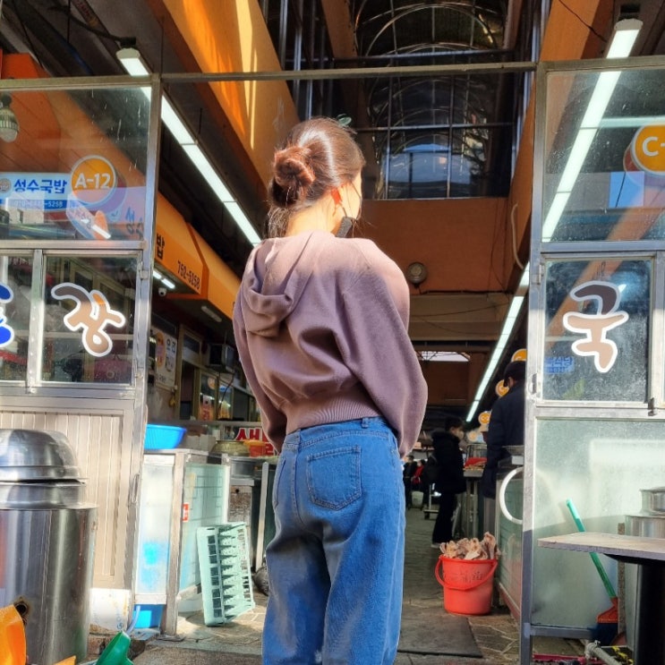  전국 오일장 먹거리 순천 웃장 국밥거리 제일식당 수육이 공짜!