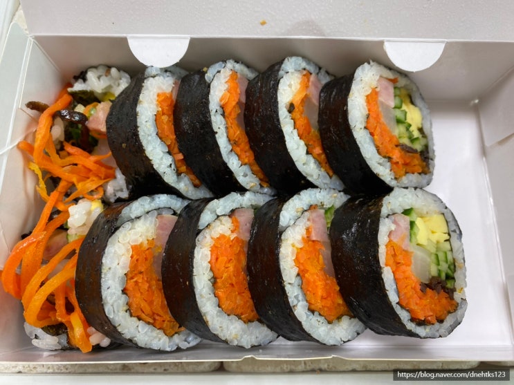  바르다 김선생 떡볶이, 김밥 포장 후기