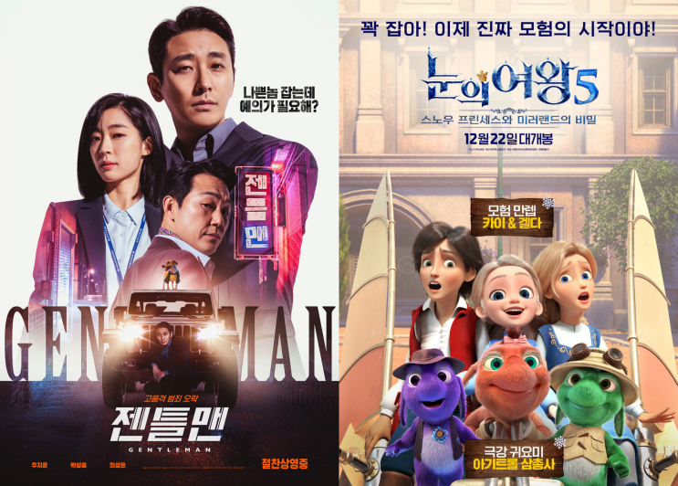  2023년 1월 현재상영영화 관객수 순위