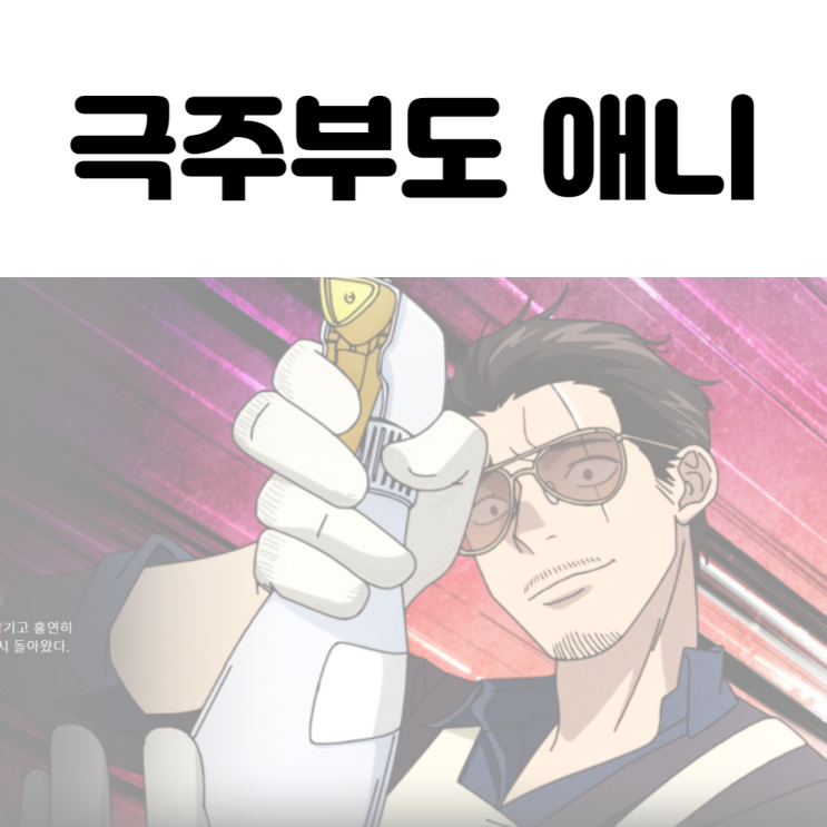  극주부도 병맛 넷플릭스 애니 보다가 포기한 후기