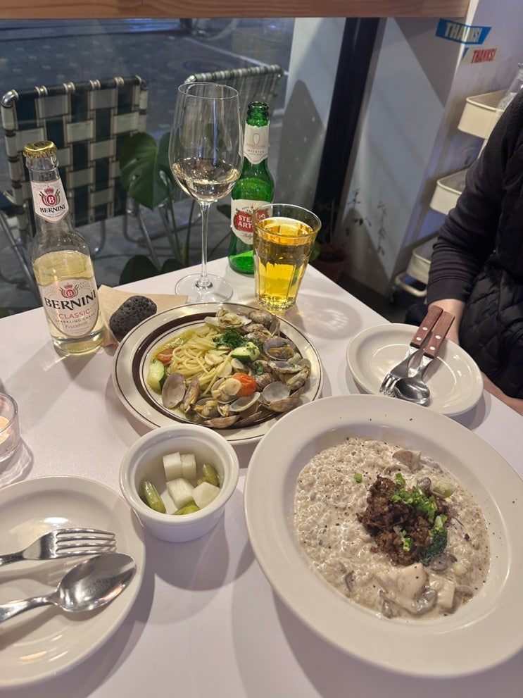  내돈내산 안암 고려대 데이트 맛집 마이쉐프 mychef (분위기맛집, 파스타, 안암역, 리조또, 봉골레파스타)