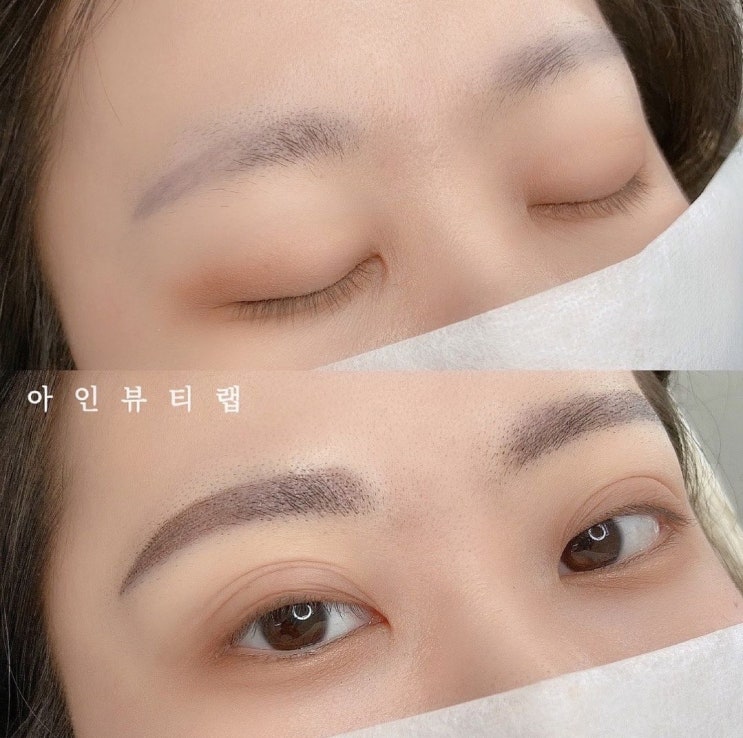  건대눈썹문신 만족을 할수 밖에 없는 이유, 망한눈썹문신 케어