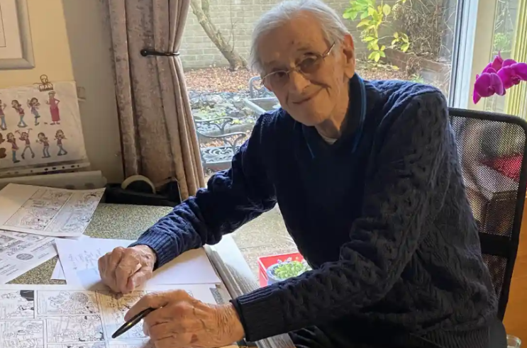 Beano 만화가인 David Sutherland는 89세에 사망했습니다