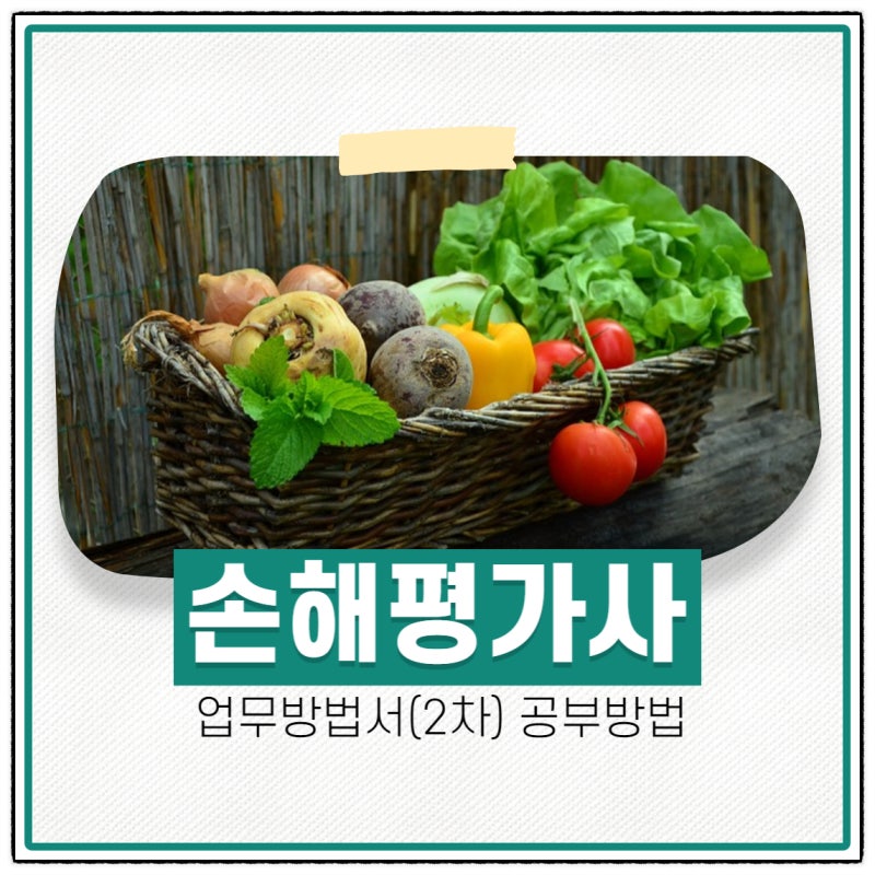 손해평가사 업무방법서(2차) 공부과정