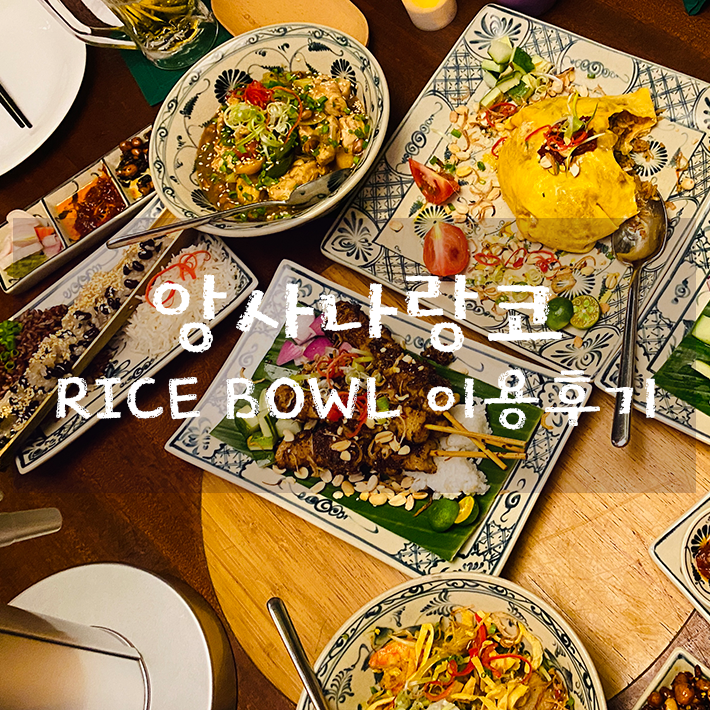 다낭 자유여행 - 앙사나랑코 RICE BOWL 레스토랑 이용후기