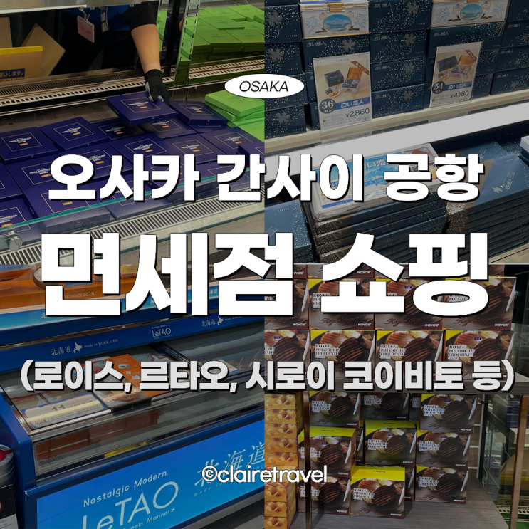  [2023 오사카] 오사카 간사이 공항 면세점 쇼핑리스트 꿀팁! (2023.01 기준)