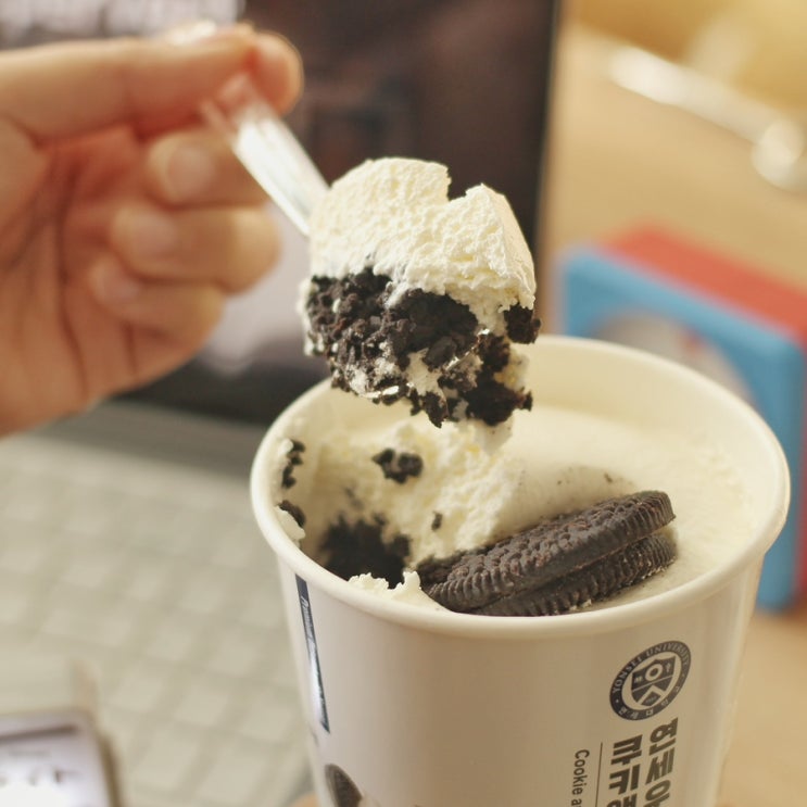  오직 cu에서만 달달한 케이크가 땡길땐? 연세쿠키앤생크림컵