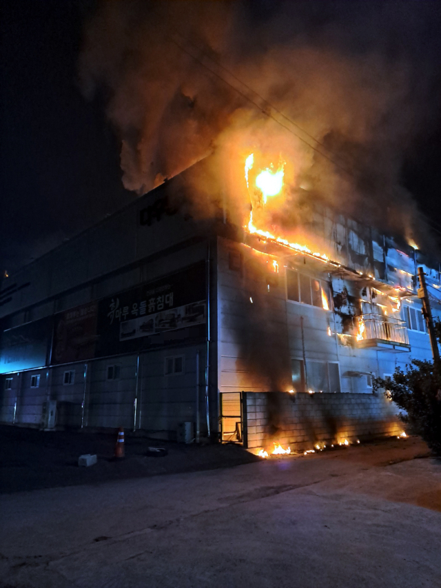  전주아파트 17층 화재사고 전북 김제 가구단지 화재 긴급속보
