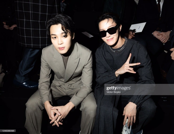 [방탄소년단] 230120 제이홉 & 지민 디올 옴므 패션쇼 게티이미지 고화질