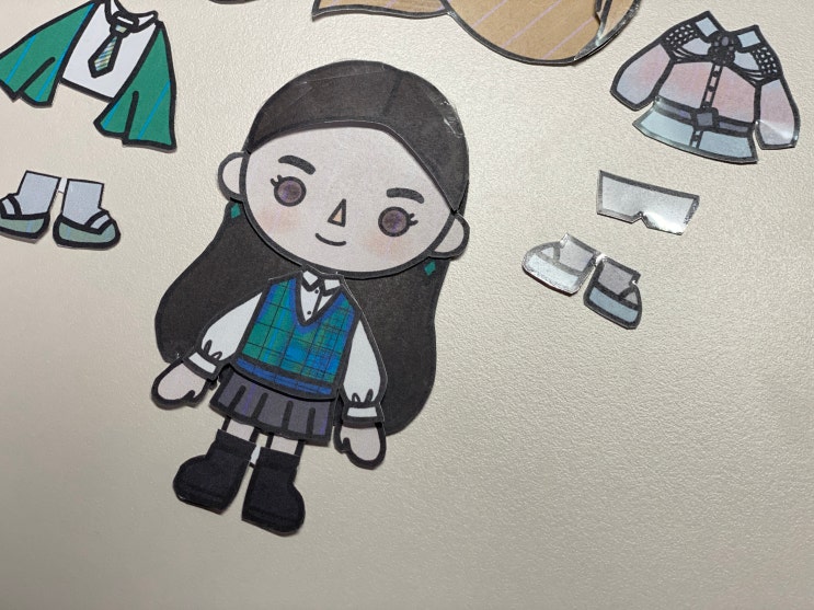<b>아이브 안유진</b> 인형놀이 (만들기 무료 도안)